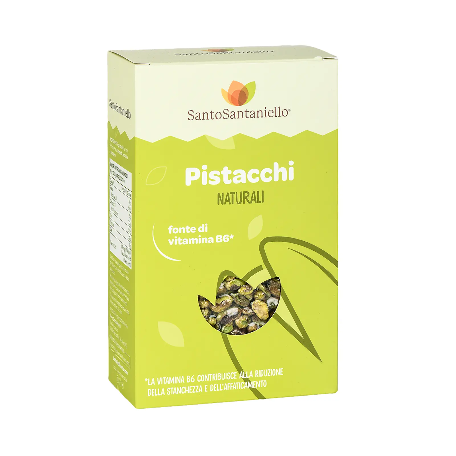Confezione da 1000g di Pistacchi Naturali prodotti dall'azienda italiana Santo Santaniello di Pietradefusi in provincia di Avellino.